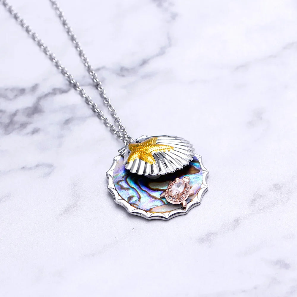 1 Pc Exquisite Star Flower Poinsettia Luxury Stainless Steel Gold Color Necklace Women Party Prom Daily Gift Jewelry