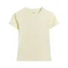 PA New cool, round-neck, straight-shoulder, slimming short-sleeved T-shirt for women  PB001