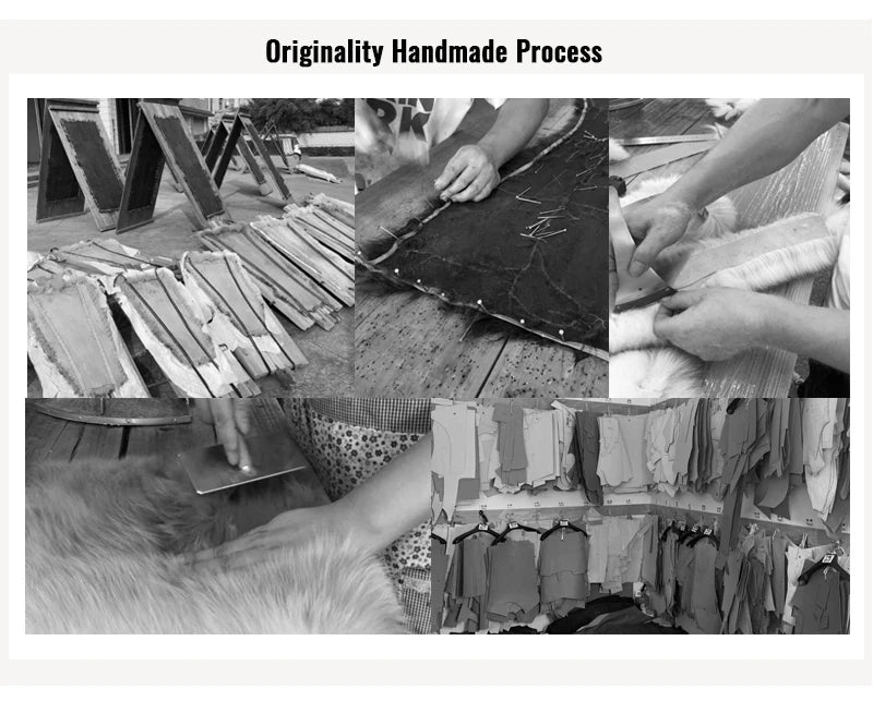 Fur Coat Women's Winter Coats Overcoat Female Fur Jackets For Women Long Sleeves Hood womans Real fur coats Real Fur Clothing