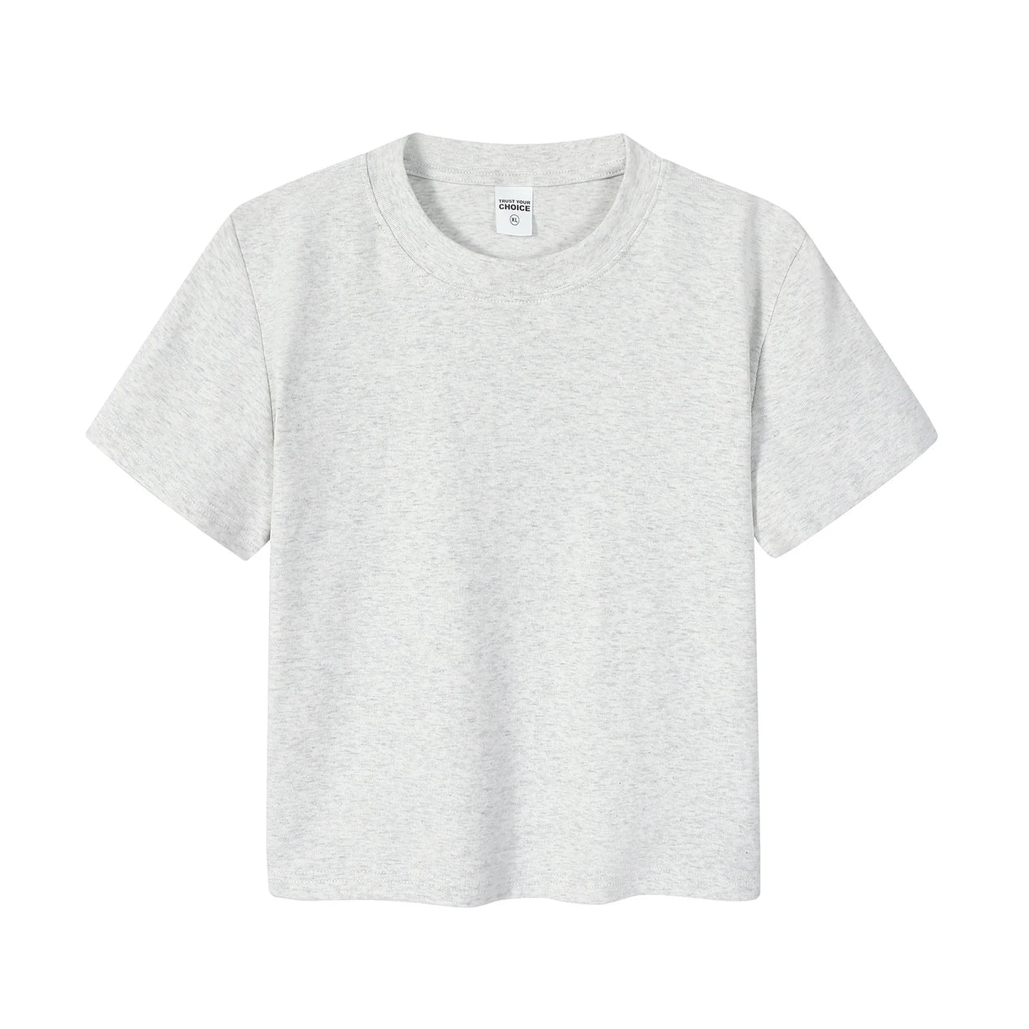 Summer women's off-the-shoulder pure cotton short-sleeved slimming top  JS99