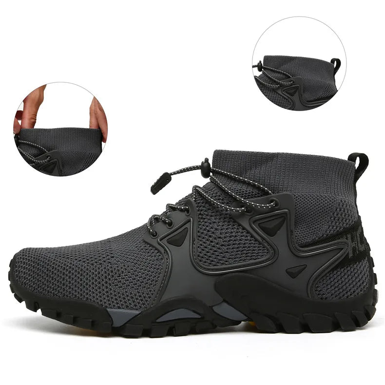 Summer Men's Casual Shoes Mesh Breathable Men's Sneakers Outdoor Slip-On Men's Shoes Lightweight Men's Wading Shoes Hot Sale