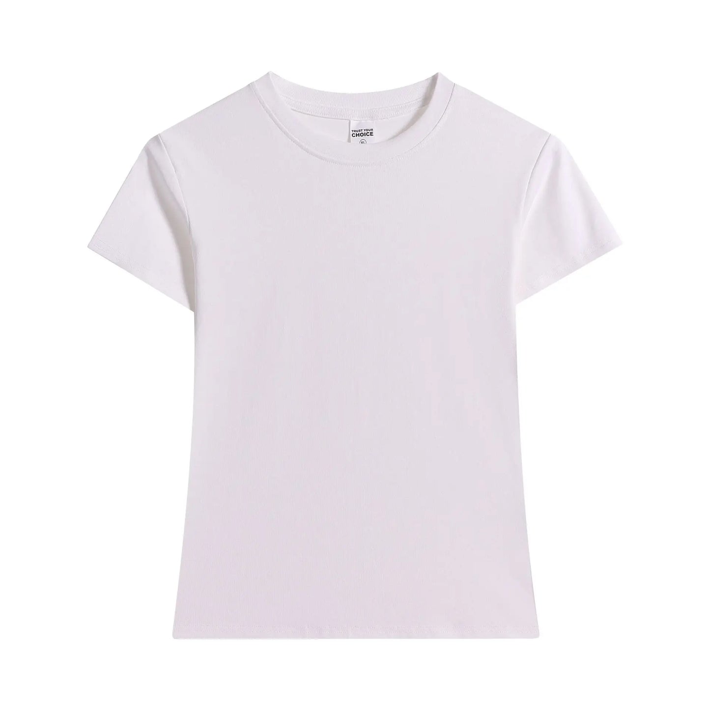 PA New cool, round-neck, straight-shoulder, slimming short-sleeved T-shirt for women  PB001