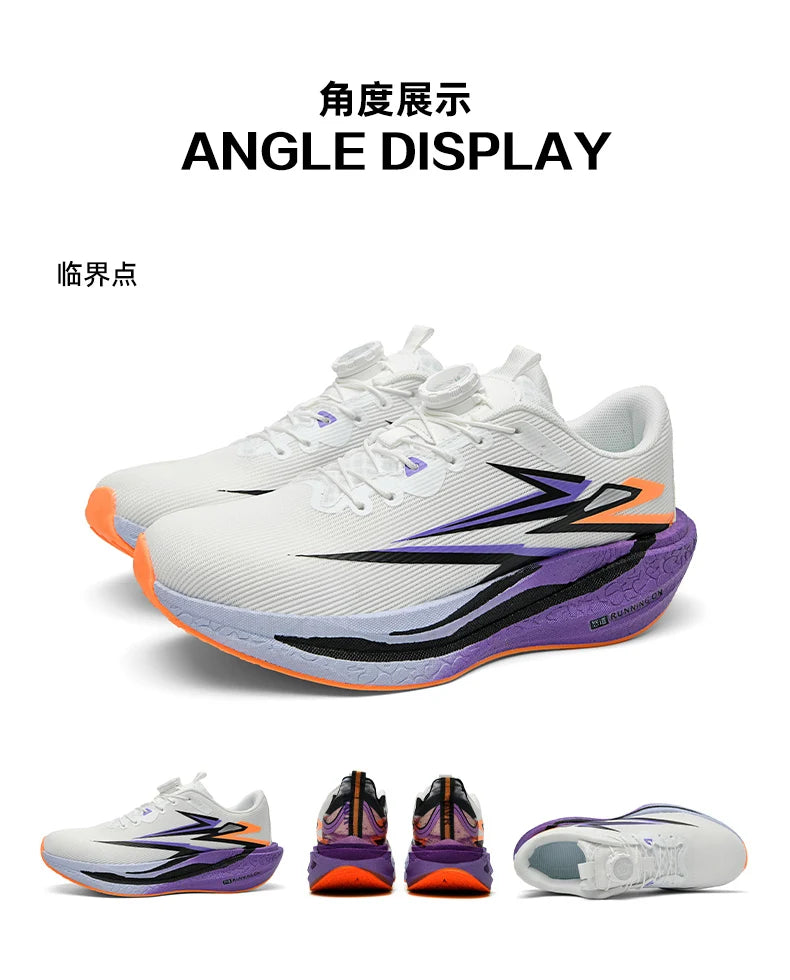 Marathon Sneakers Men's Sports Shoes Women Flat Wear Resistant Sneakers Mesh Breathable Platform Soft Race Running Shoes for Man