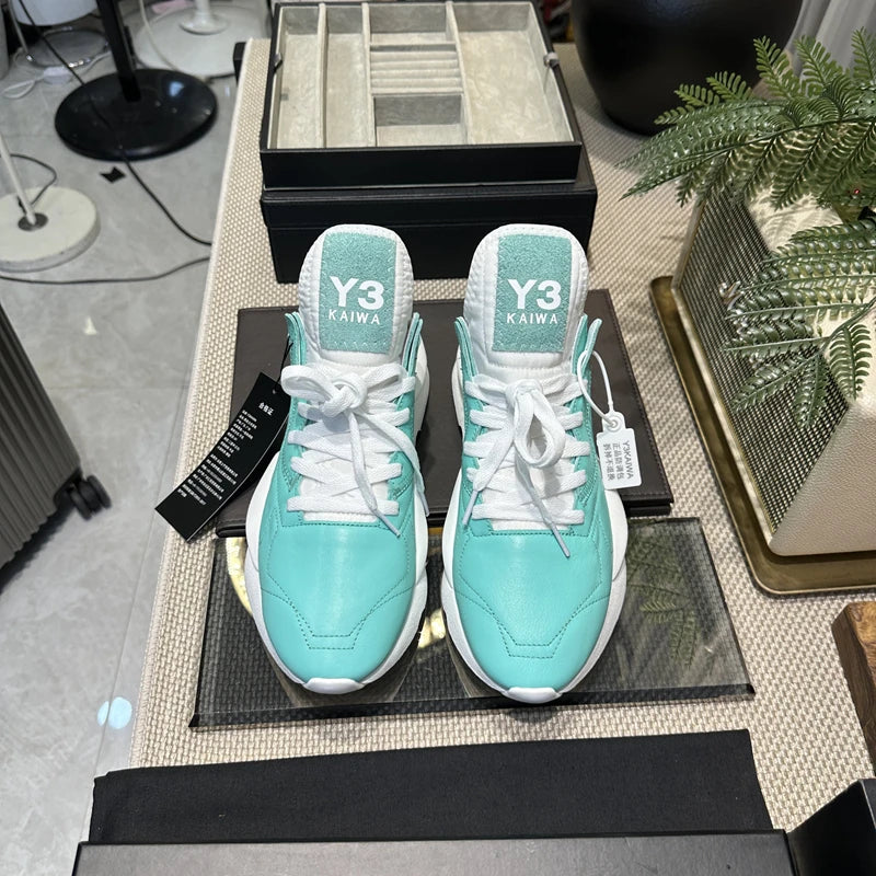 Handcrafed Casual Sneakers Man Platform Leather Canvas Sports Running Shoes Zip Upper Trainers Breathable Men Footwear Man Shoes