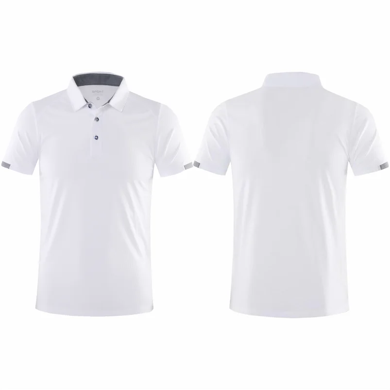 Summer Men Polo Short Sleeve New Clothing Quick Drying During Exercise Casual Fashion Men Tops Business Thin Menswear