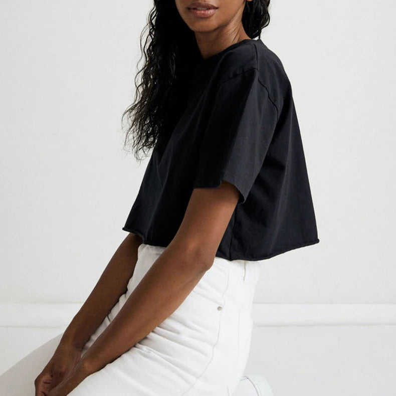 Y2K Outdoor Dance Sports Short sleeved Yoga Dress Women's Leisure Versatile Fitness Top Loose Sports T-shirt