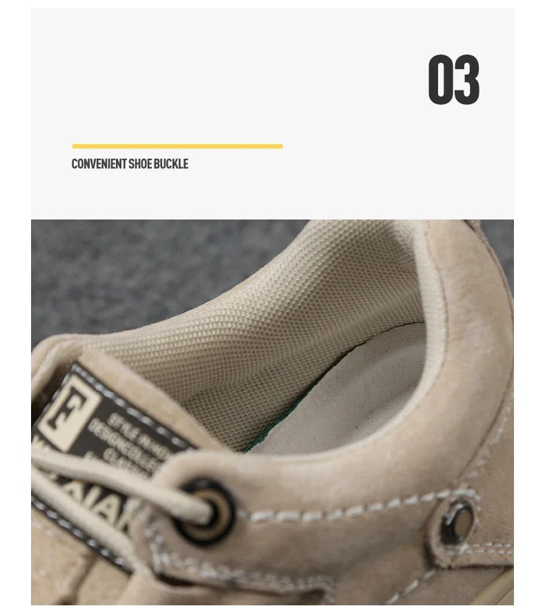 Men Sneakers Shoes Men Shoes fashion Genuine Leather Loafers Breathable Autumn lace up comfortable Mesh Casual Shoes Outdoor