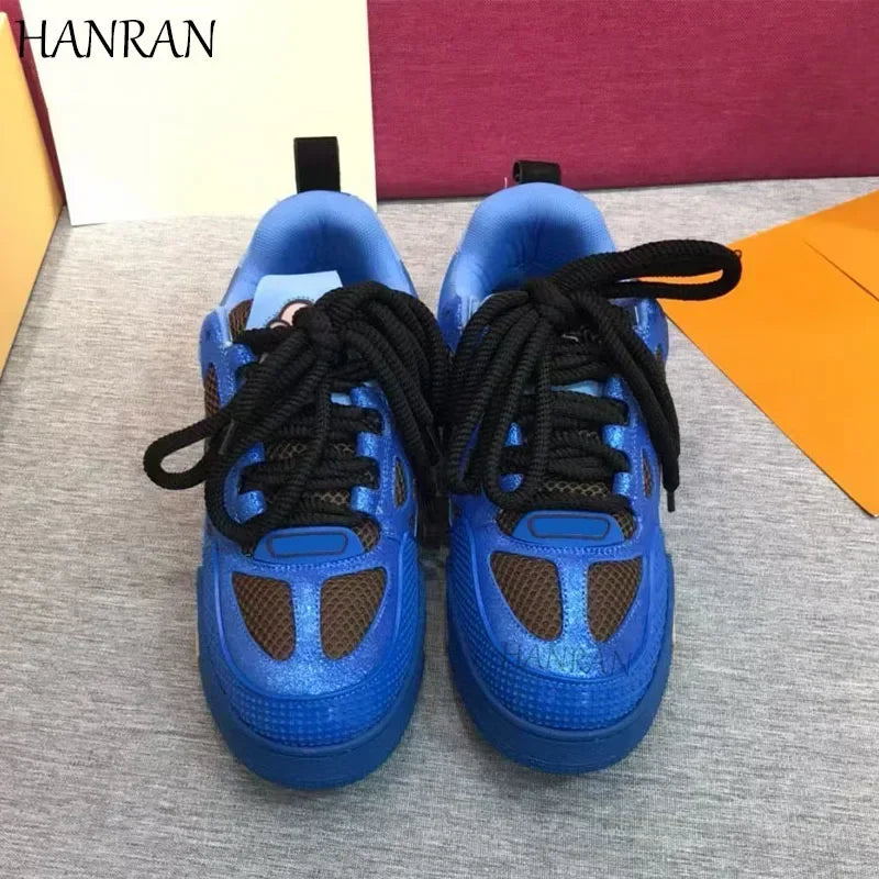 2025 High Quality Bread Shoes Lncrease Daddy Shoes Men's And Women's Pair Shoes Platform Board Shoes