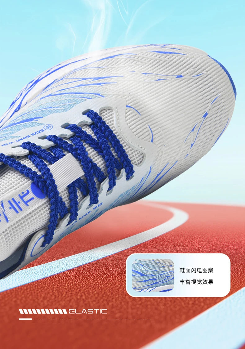 Men Sports Running Shoes Casual Marathon Carbon Plate Breathable Lightweight Women's Fluorescence Athletic Nonskid Sneakers