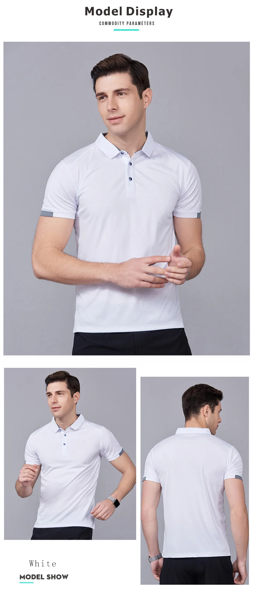 Summer Men Polo Short Sleeve New Clothing Quick Drying During Exercise Casual Fashion Men Tops Business Thin Menswear