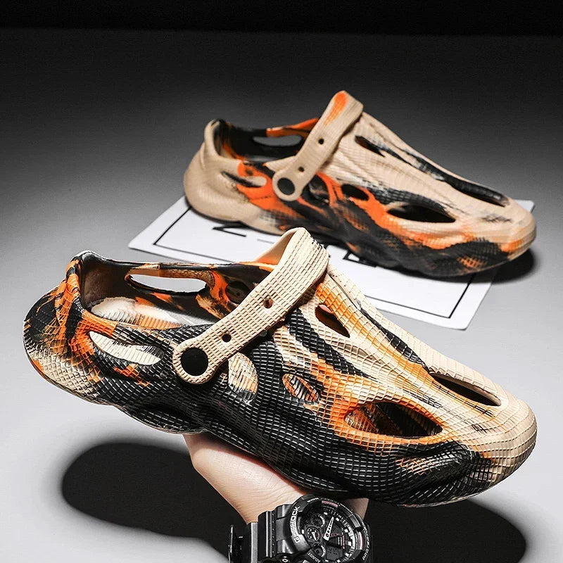 Men Slippers Camouflage Platform Outdoor Summer Clogs Shoe Women Beach Sandals Male Soft EVA Indoor Home Slides Lover Flip Flops