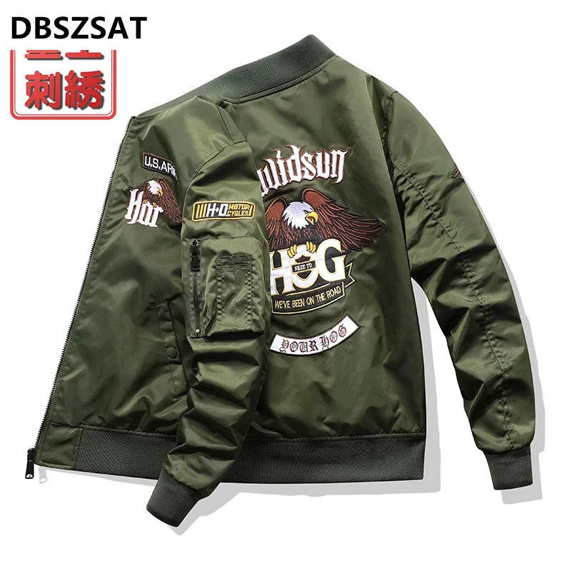 Mens  Motorcycle Jacket 2027 Men Fashion New Jackets Male  Bomber Coats Winter military garments tactical luxury Clothing