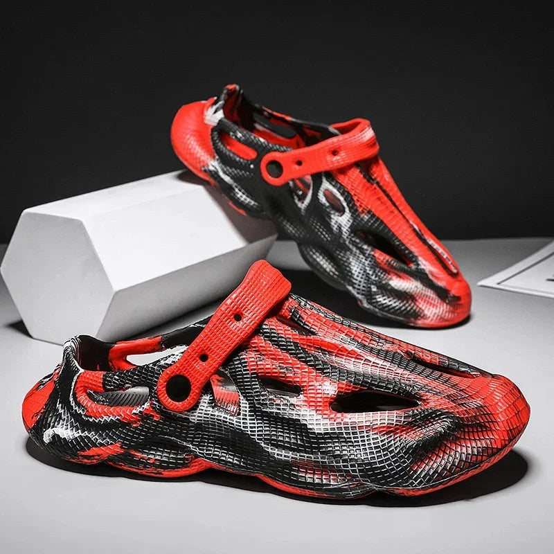 Men Slippers Camouflage Platform Outdoor Summer Clogs Shoe Women Beach Sandals Male Soft EVA Indoor Home Slides Lover Flip Flops