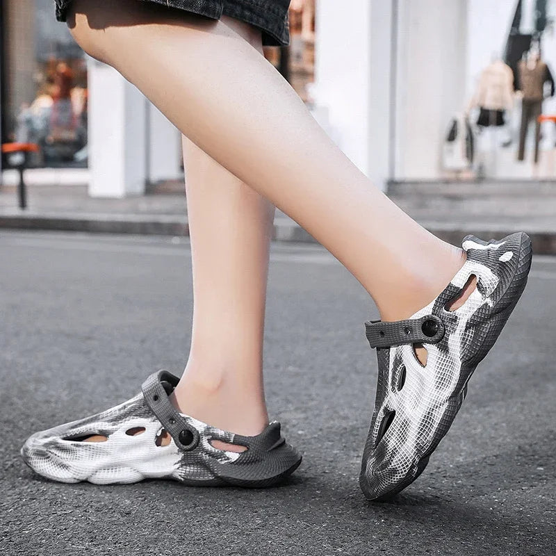 Men Slippers Camouflage Platform Outdoor Summer Clogs Shoe Women Beach Sandals Male Soft EVA Indoor Home Slides Lover Flip Flops