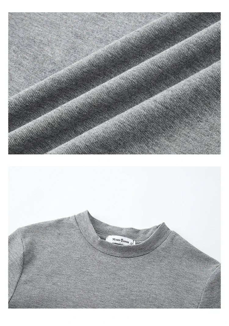 Women Casual Long Sleeve T-Shirts Spring Autumn Solid Slim Fit Pullovers Tees Shirts Female Streetwear Base Tees Tops Casual