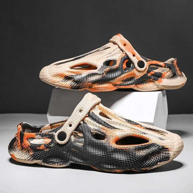 Men Slippers Camouflage Platform Outdoor Summer Clogs Shoe Women Beach Sandals Male Soft EVA Indoor Home Slides Lover Flip Flops