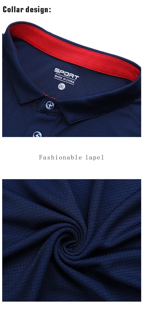 Summer Men Polo Short Sleeve New Clothing Quick Drying During Exercise Casual Fashion Men Tops Business Thin Menswear