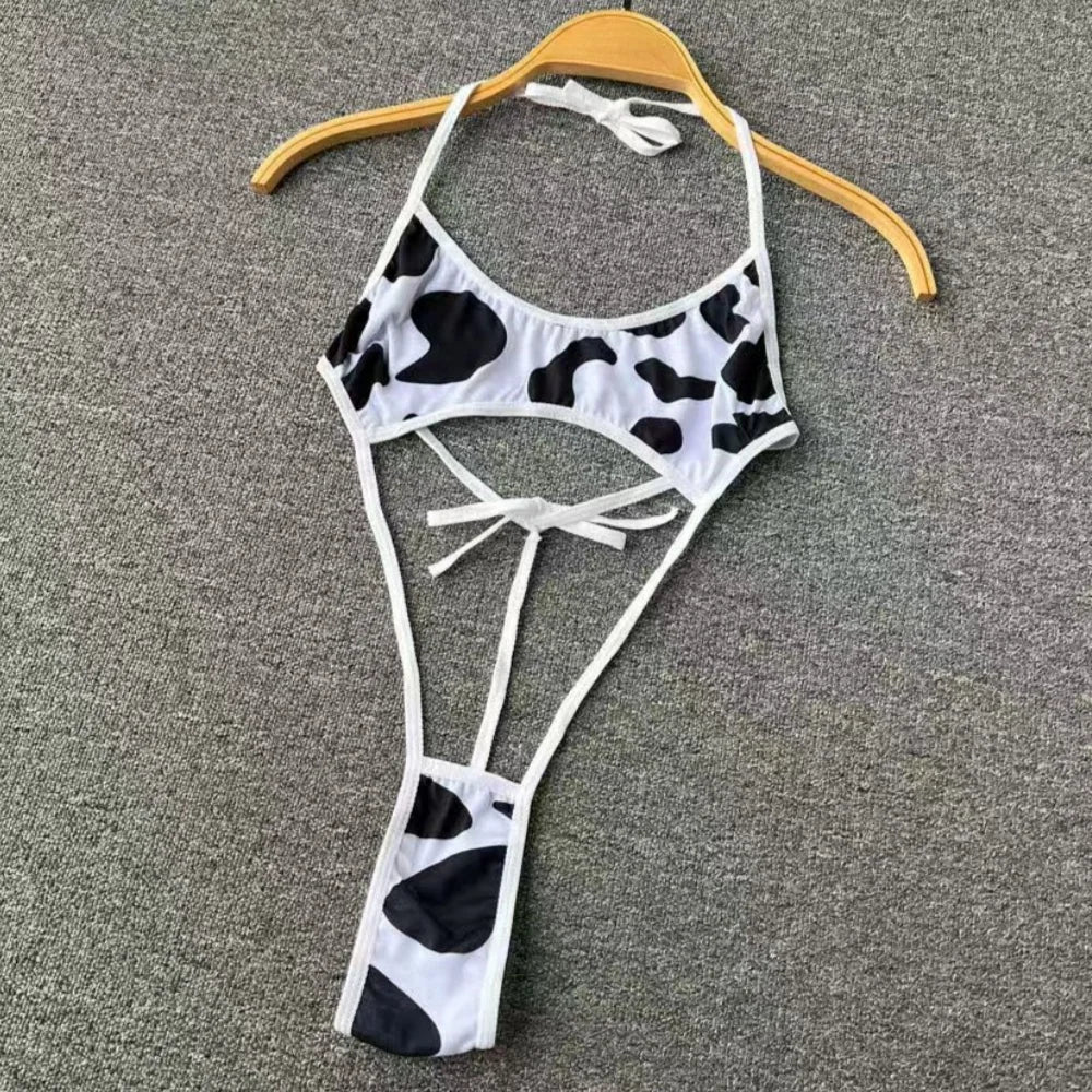 Cute Gray Rabbit Ear Hood Top Sexy Backless Slim Fit Bodysuit Zip Sleeveless Women Sexy Erotic Lingerie Bunny Cosplay Playsuit