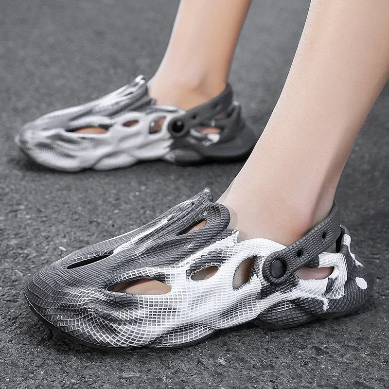 Men Slippers Camouflage Platform Outdoor Summer Clogs Shoe Women Beach Sandals Male Soft EVA Indoor Home Slides Lover Flip Flops