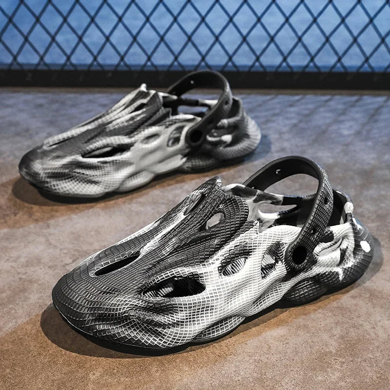 Men Slippers Camouflage Platform Outdoor Summer Clogs Shoe Women Beach Sandals Male Soft EVA Indoor Home Slides Lover Flip Flops