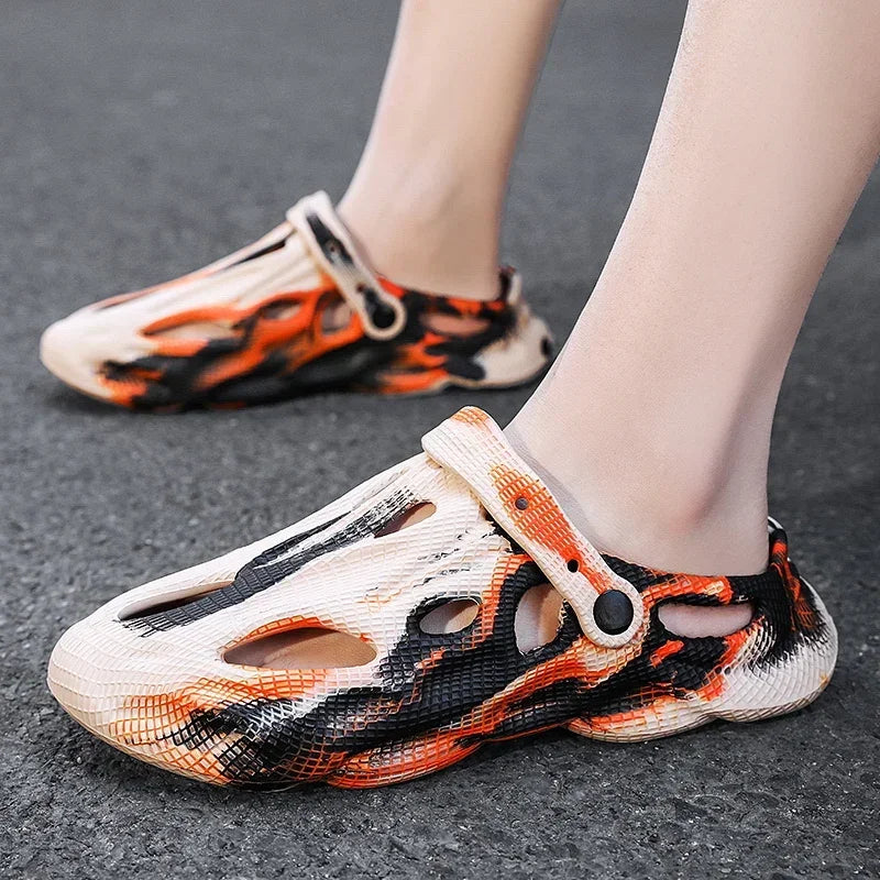 Men Slippers Camouflage Platform Outdoor Summer Clogs Shoe Women Beach Sandals Male Soft EVA Indoor Home Slides Lover Flip Flops