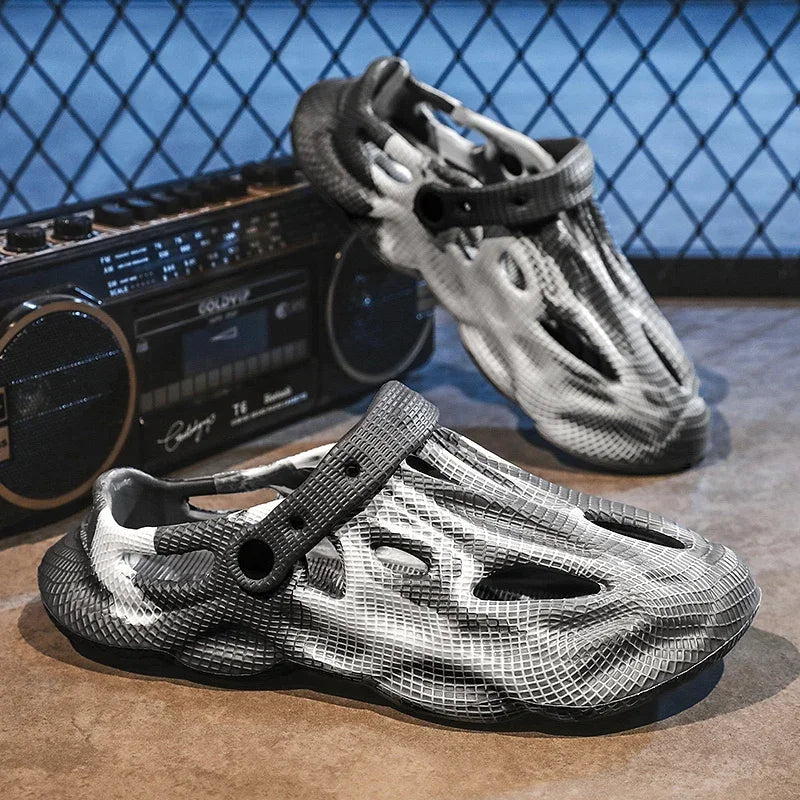 Men Slippers Camouflage Platform Outdoor Summer Clogs Shoe Women Beach Sandals Male Soft EVA Indoor Home Slides Lover Flip Flops