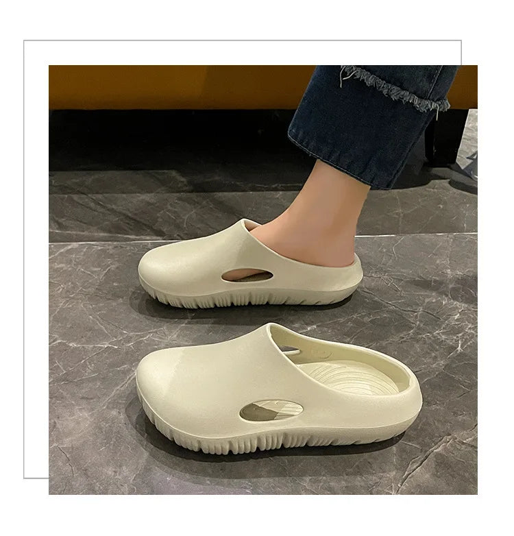 Asgard Summer Clogs Slippers For Women Outdoor Fashion Anti-slip Beach Slides Waterproof EVA Flat Garden Shoes Lady Home Sandals