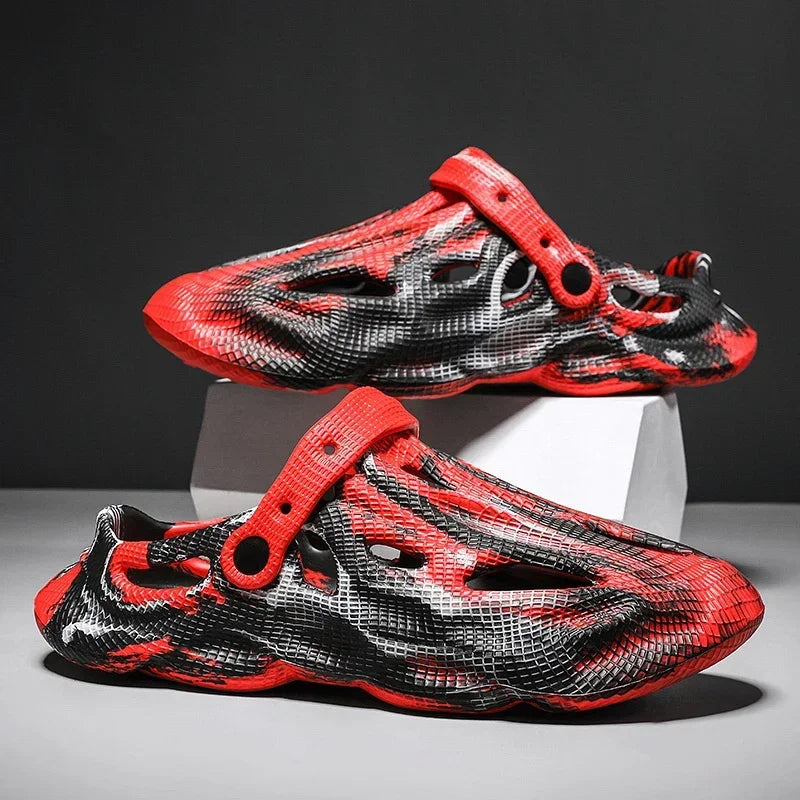 Men Slippers Camouflage Platform Outdoor Summer Clogs Shoe Women Beach Sandals Male Soft EVA Indoor Home Slides Lover Flip Flops