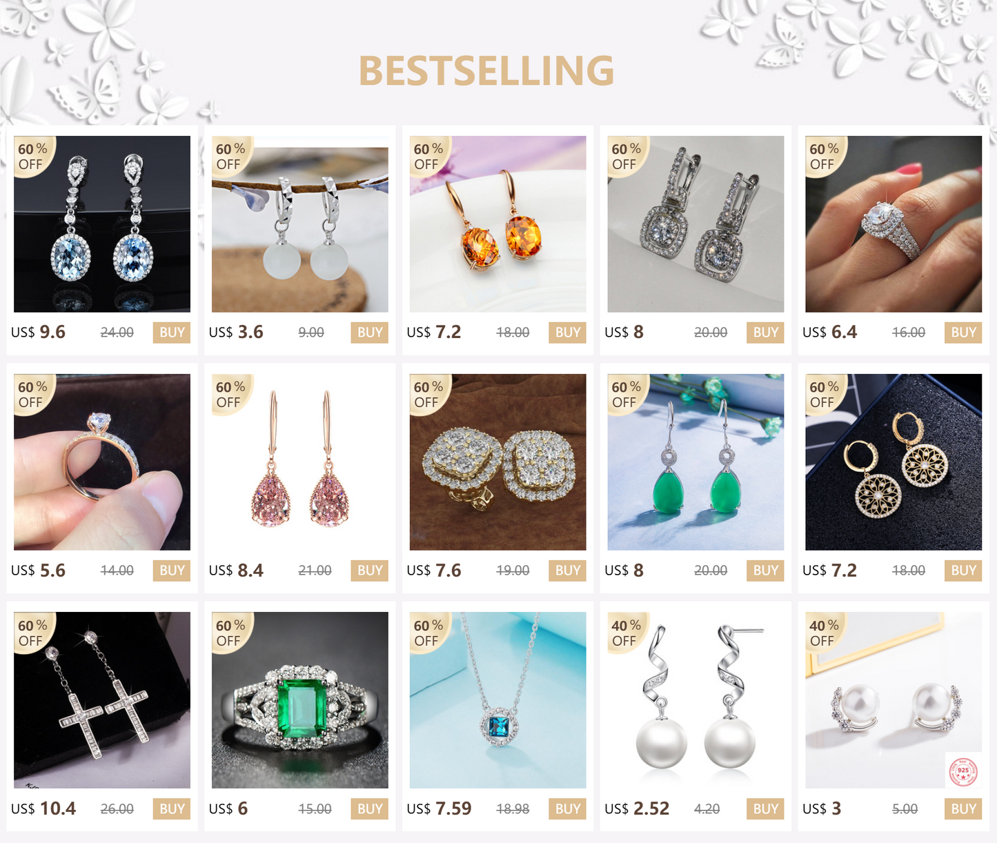 Green blue Solitaire Ring for Women Solid 925 Sterling Silver Rings Round Moissanite Diamond for Wedding Engagement Fine Jewelry