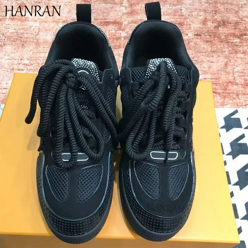 2025 High Quality Bread Shoes Lncrease Daddy Shoes Men's And Women's Pair Shoes Platform Board Shoes