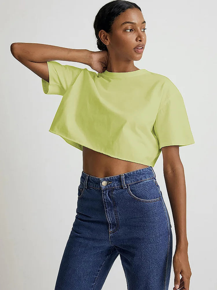 Y2K Outdoor Dance Sports Short sleeved Yoga Dress Women's Leisure Versatile Fitness Top Loose Sports T-shirt