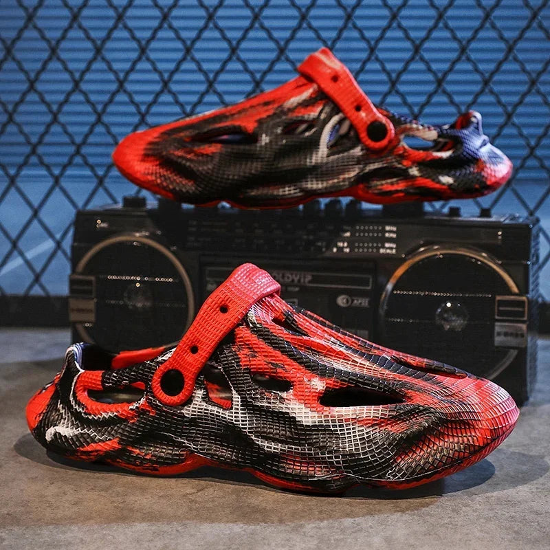 Men Slippers Camouflage Platform Outdoor Summer Clogs Shoe Women Beach Sandals Male Soft EVA Indoor Home Slides Lover Flip Flops