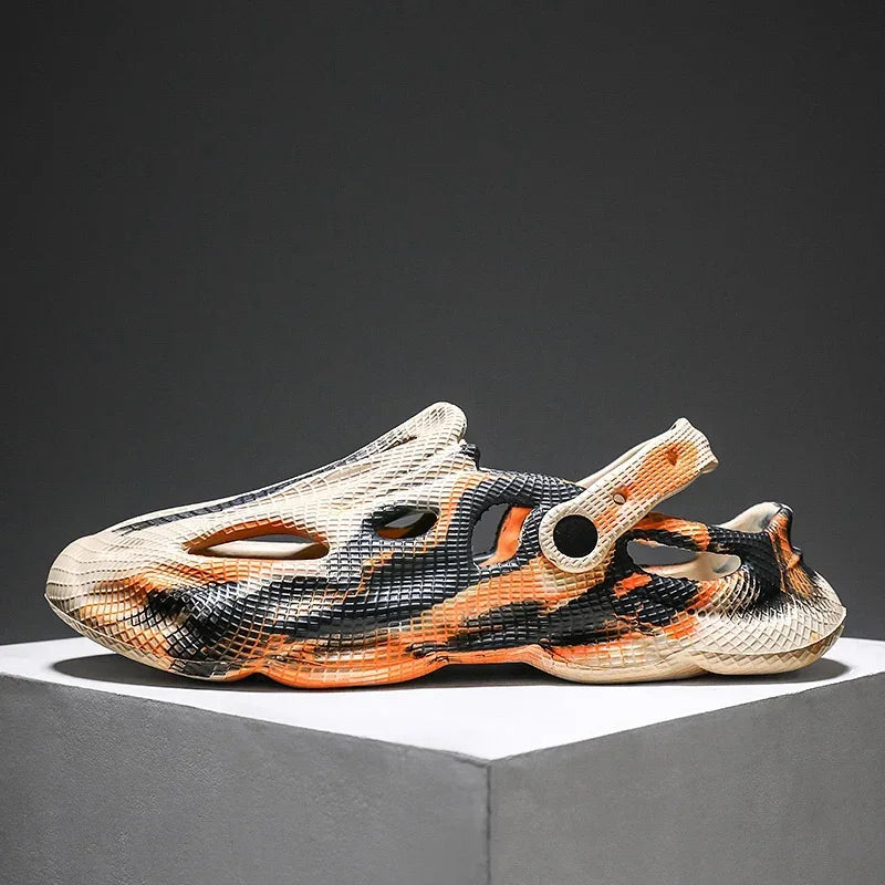 Men Slippers Camouflage Platform Outdoor Summer Clogs Shoe Women Beach Sandals Male Soft EVA Indoor Home Slides Lover Flip Flops