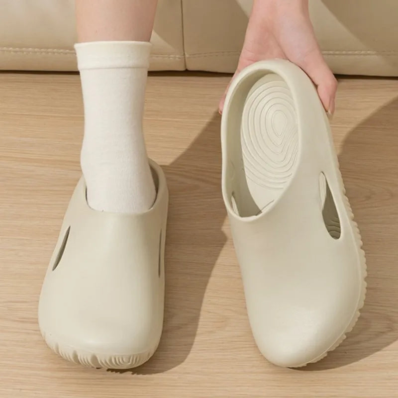 Asgard Summer Clogs Slippers For Women Outdoor Fashion Anti-slip Beach Slides Waterproof EVA Flat Garden Shoes Lady Home Sandals