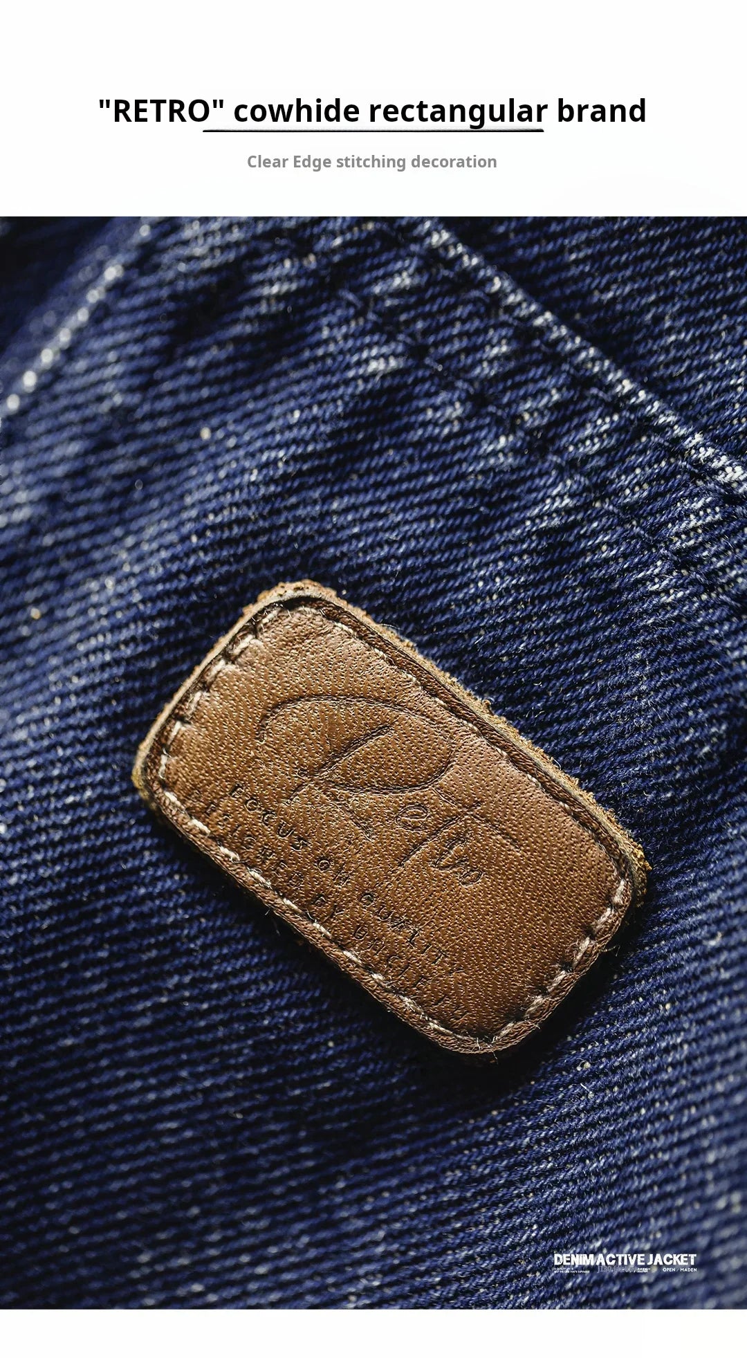 Maden Men's Retro J130 10.5oz Denim Jacket Heavyweight Washed Hooded Jacket Regular Fit Zip Workwear Coat with Pockets for Fall