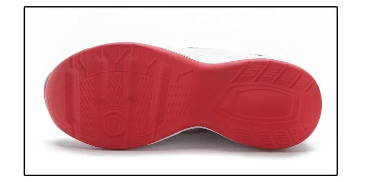 2025 New High Heels Wedge Outdoor Sport Spring White Shoes Breathable Casual Shoe Women Leather Platform Sneakers Red