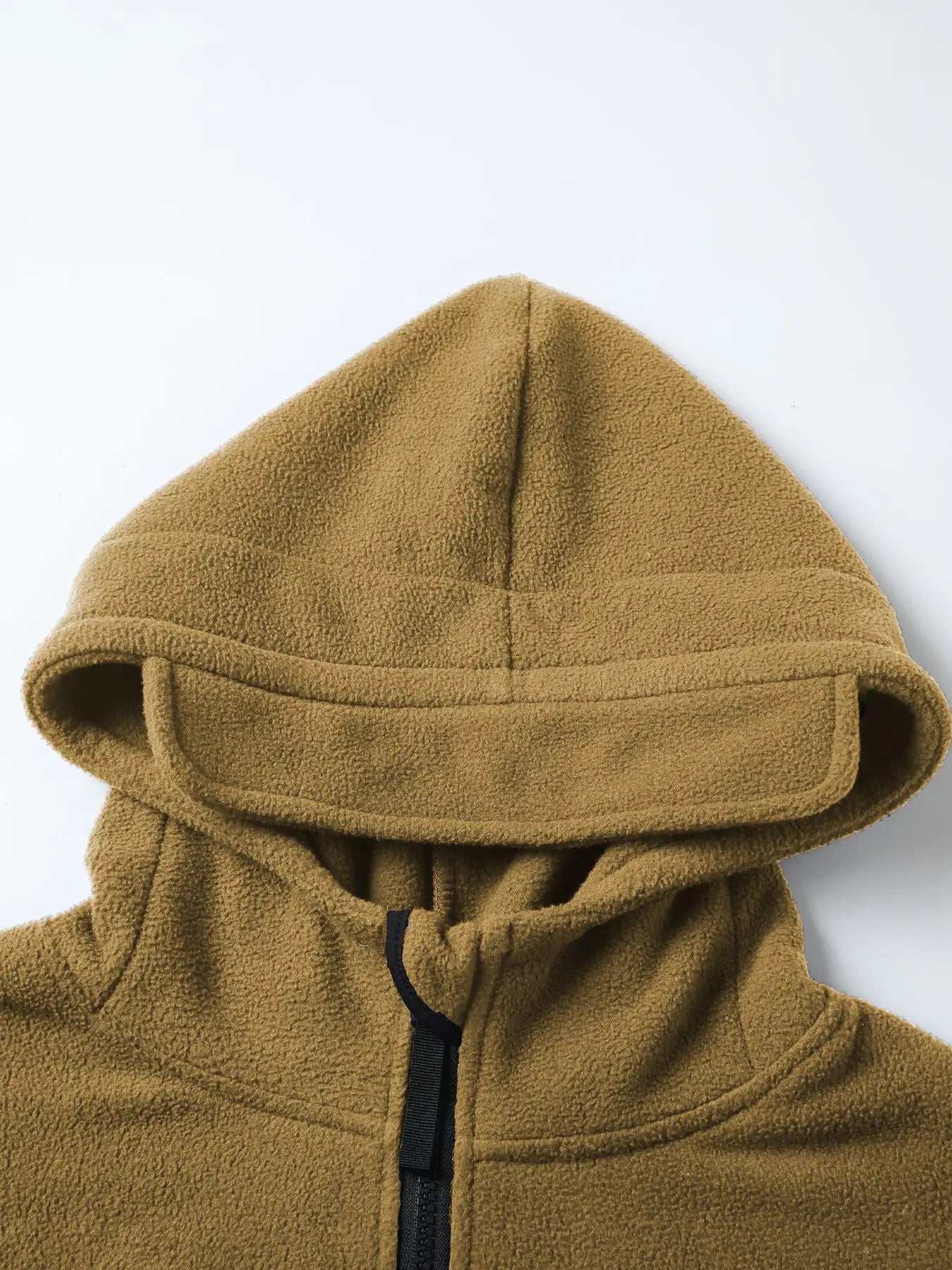 Men's Winter Warm Fleece Wool Windproof Waterproof Hiking Jacket Outdoor Hooded Ski Mountaineering Jacket