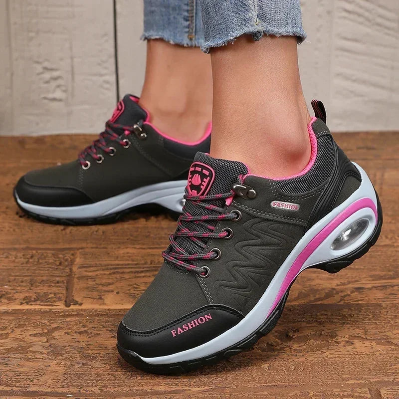 New Vulcanized Women's Shoes Fashionable Luxurious Design Breathable Platform Shoes Comfortable Outdoor Hiking Women's Sneakers
