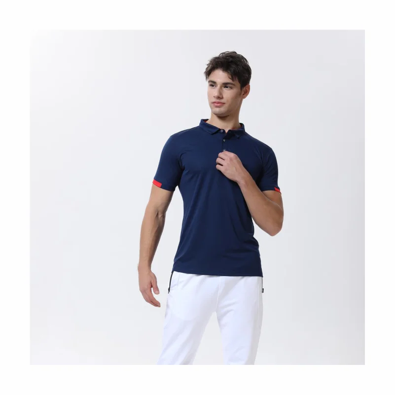 Summer Men Polo Short Sleeve New Clothing Quick Drying During Exercise Casual Fashion Men Tops Business Thin Menswear