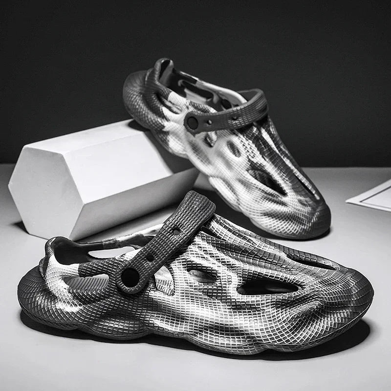 Men Slippers Camouflage Platform Outdoor Summer Clogs Shoe Women Beach Sandals Male Soft EVA Indoor Home Slides Lover Flip Flops