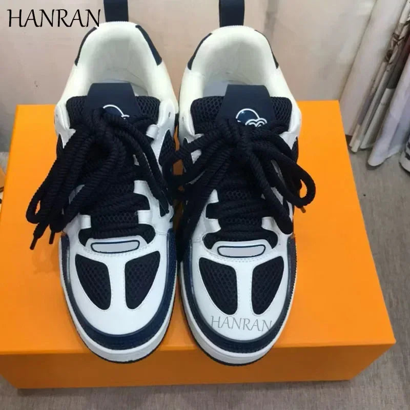 2025 High Quality Bread Shoes Lncrease Daddy Shoes Men's And Women's Pair Shoes Platform Board Shoes