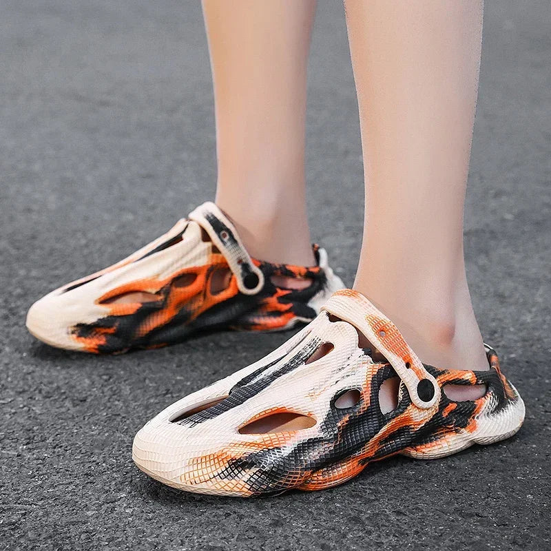 Men Slippers Camouflage Platform Outdoor Summer Clogs Shoe Women Beach Sandals Male Soft EVA Indoor Home Slides Lover Flip Flops