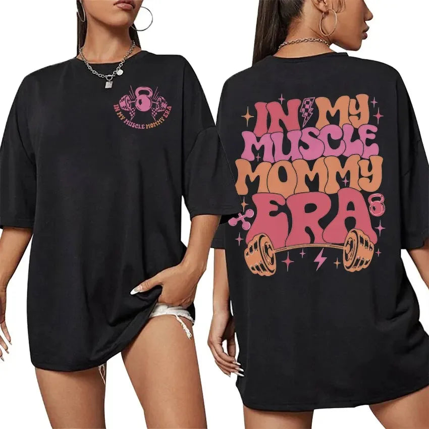 Personality Fashion Be Happy Lift Heavy Gym Weightlifting Graphic Men Women Casual 100% Cotton Oversized T-shirt Cute Clothing