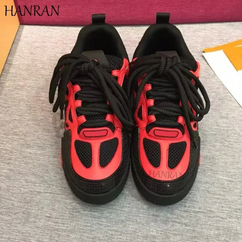 2025 High Quality Bread Shoes Lncrease Daddy Shoes Men's And Women's Pair Shoes Platform Board Shoes