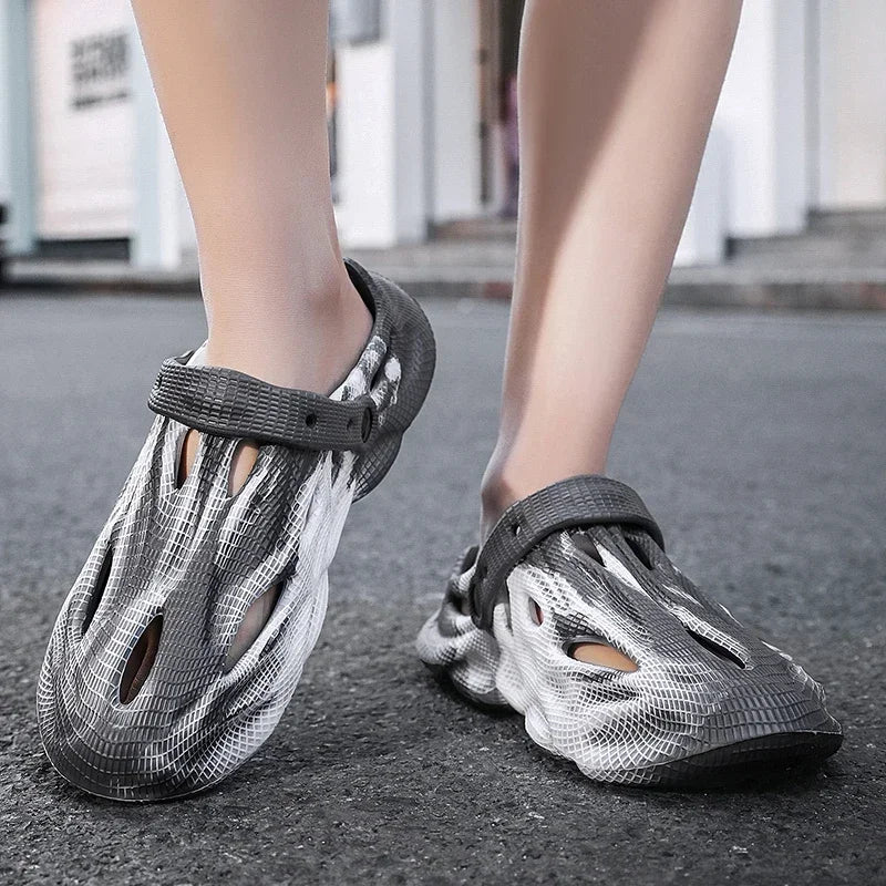 Men Slippers Camouflage Platform Outdoor Summer Clogs Shoe Women Beach Sandals Male Soft EVA Indoor Home Slides Lover Flip Flops