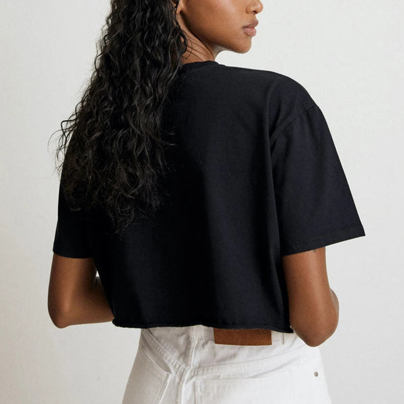 Y2K Outdoor Dance Sports Short sleeved Yoga Dress Women's Leisure Versatile Fitness Top Loose Sports T-shirt