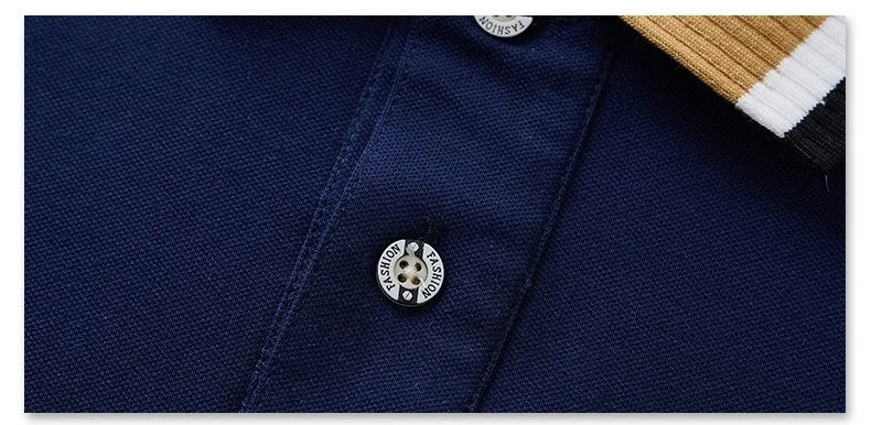 Men's Short-sleeved Tops Summer Casual Polo Shirt Lapel Solid Colour Business Men's Breathable Popular T-shirt Clothing