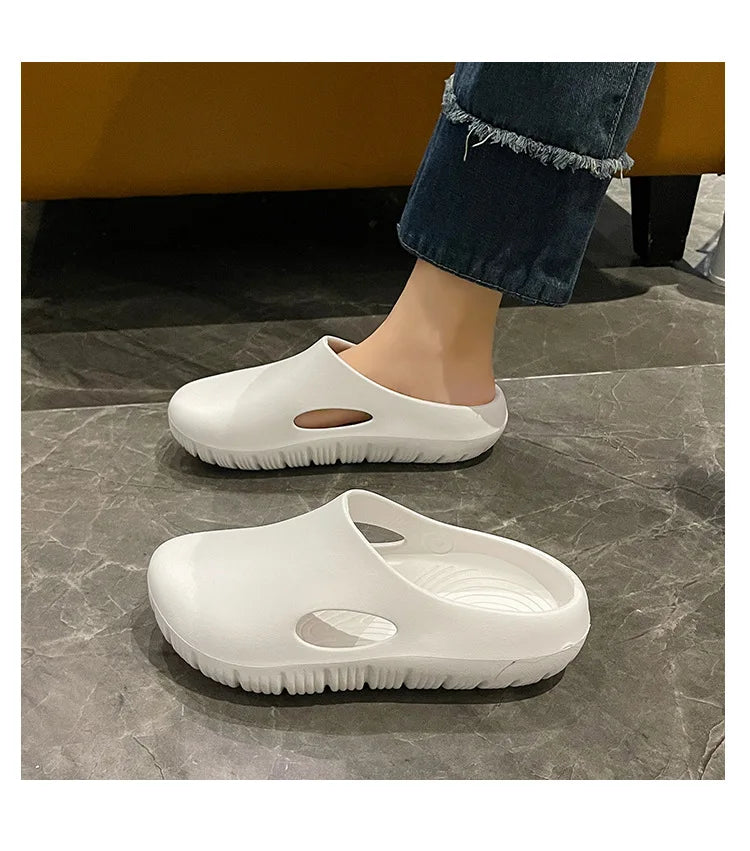 Asgard Summer Clogs Slippers For Women Outdoor Fashion Anti-slip Beach Slides Waterproof EVA Flat Garden Shoes Lady Home Sandals