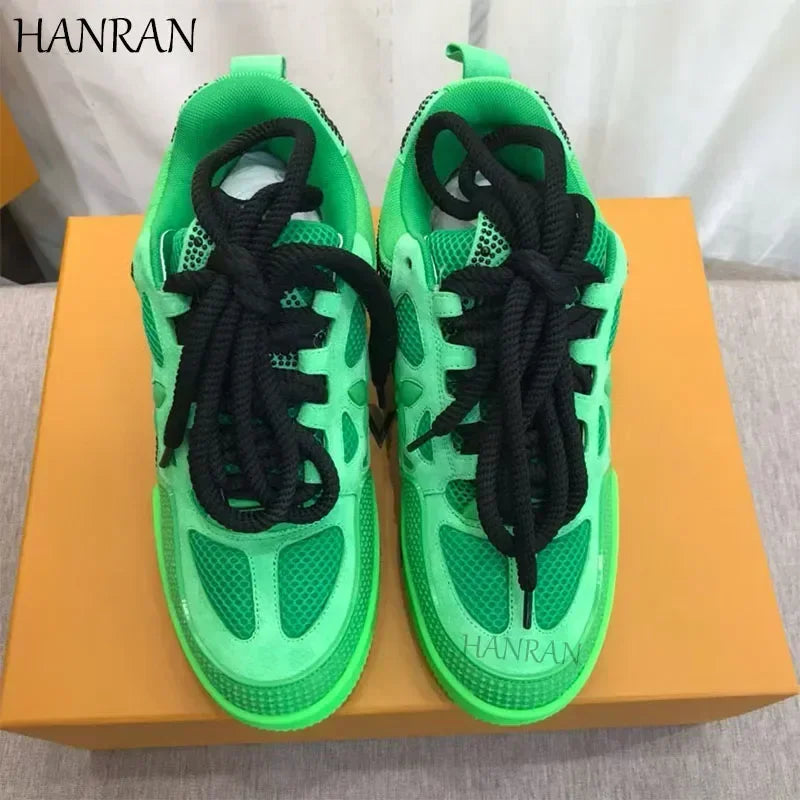 2025 High Quality Bread Shoes Lncrease Daddy Shoes Men's And Women's Pair Shoes Platform Board Shoes