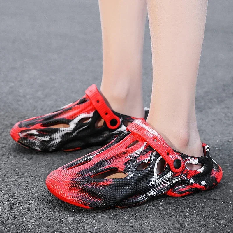 Men Slippers Camouflage Platform Outdoor Summer Clogs Shoe Women Beach Sandals Male Soft EVA Indoor Home Slides Lover Flip Flops